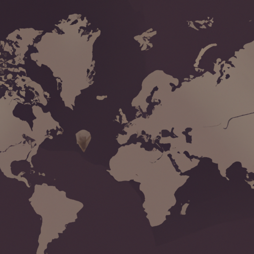 איור של מפת עולם לייצוג פרסום בינלאומי